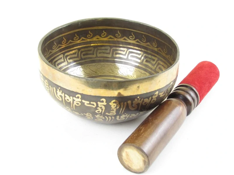 Tibetská mísa 14 cm tepaná z Indie