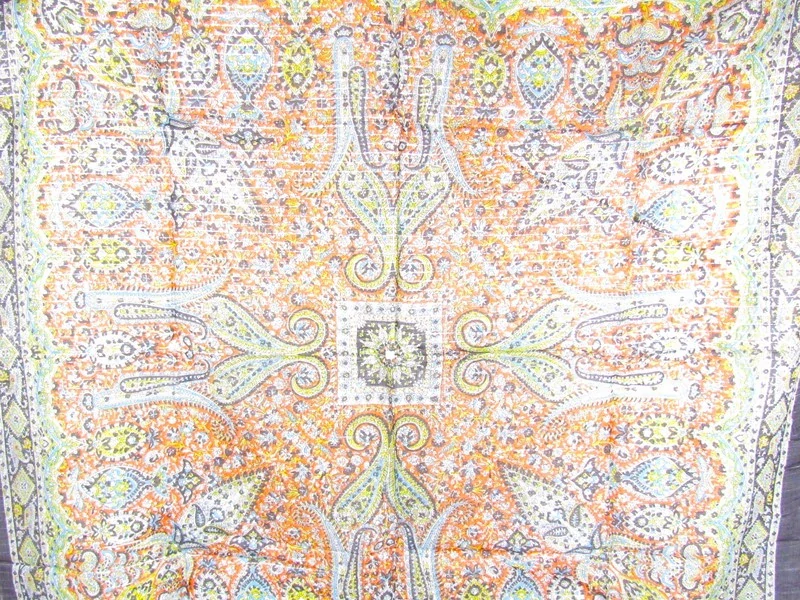 Indický šátek bavlněný 100 x 100 cm