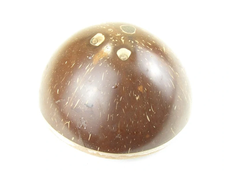 Karimba z kokosu zdobená řezbou