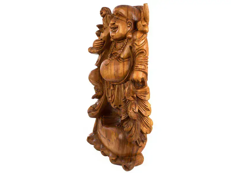Socha Buddhy dřevěná 80 cm 2.jakost