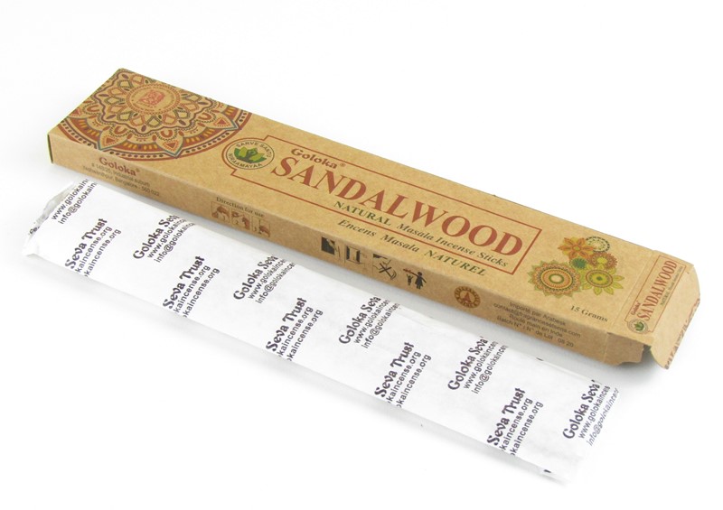 Vonné tyčinky Sandal wood Goloka