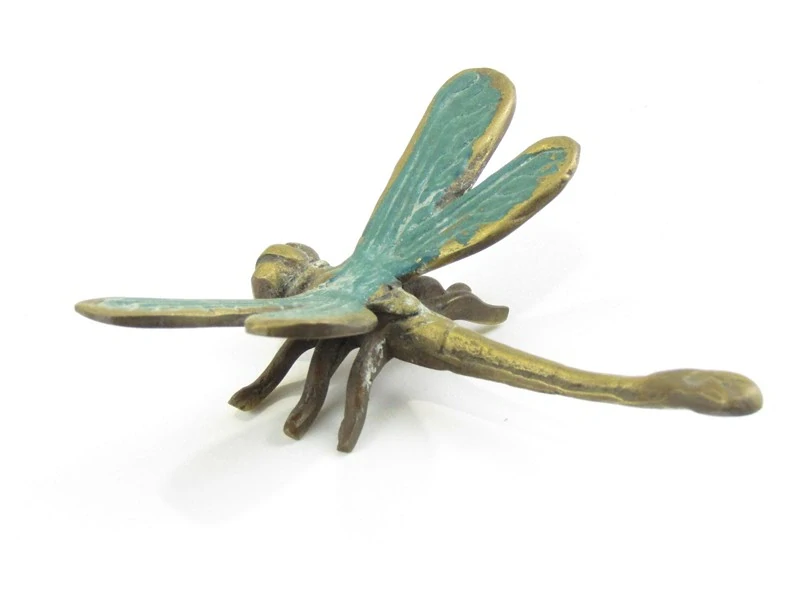 Kovová vážka z Indonésie 8 cm