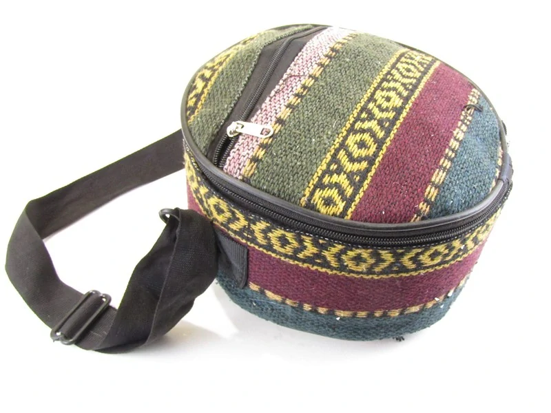 Happy drum z Indie černý 20 cm