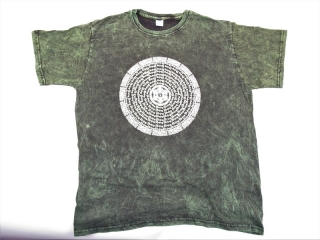 Nepálské tričko zelené s mandalou 46