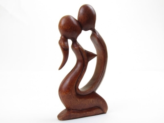 Dřevěné sousoší 24 cm