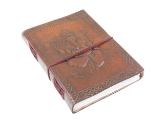 Zápisník z kůže z Indie s Ganéšou