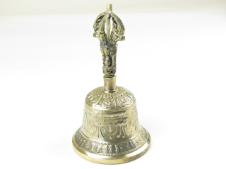 Tibetský zvon zdobený 15 cm
