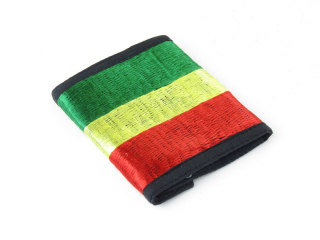 Peněženka z Nepálu v rasta barvách