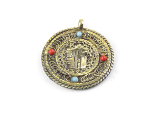 Přívěšek kulatý s ÓM