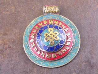 Tibetský přívěšek velký 7 cm