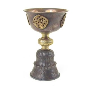 Měděný pohár z Nepálu 15 cm