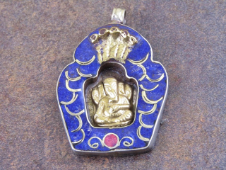 Tibetský přívěšek s Ganéšou 4 cm