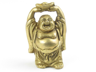 Budai z mosazi s miskou 7 cm