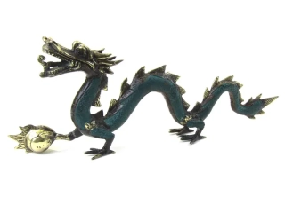 Kovový drak 39 cm 