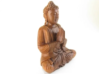 Buddha ze dřeva z Indonésie 32 cm