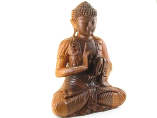 Buddha ze dřeva z Indonésie 52 cm