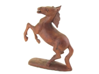 Dřevěný kůň z Indonésie 20 cm