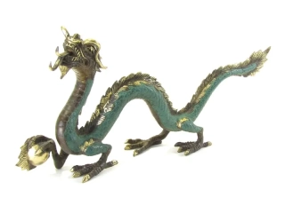 Kovový drak 60 cm 