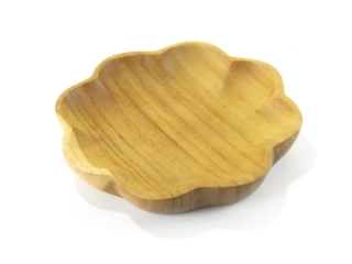Miska ze dřeva květ 15 cm