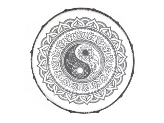 Šamanský buben s jin-jang 27 cm