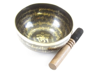 Tibetská mísa z Nepálu 16,5 cm zdobená