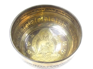 Tibetská mísa 17 cm zdobená