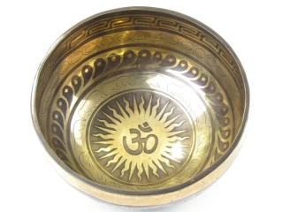 Tibetská mísa z Indie 15 cm s ornamenty
