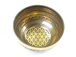 Tibetská mísa z Indie 15,5 cm tepaná