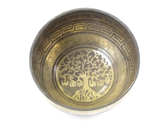 Tibetská mísa 14 cm tepaná z Indie
