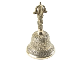 Tibetský zvon zdobený 12 cm