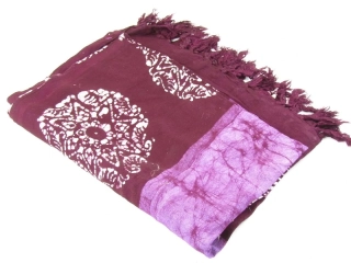 Pareo z Indie vínové 160 cm