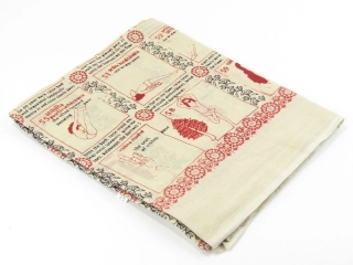 Velký béžový šál bavlněný Joga 180 cm